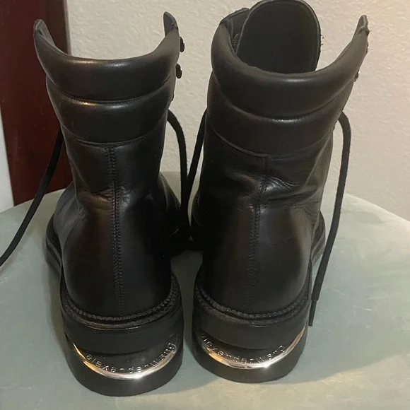 Alexander Wang Black Leather Women's Andy Boots - Picture 2 of 5